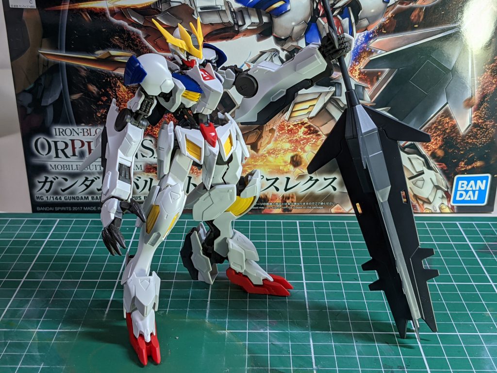 ルプスレクス塗装前、色分けが完ぺきではありませんが十分カッコイイ