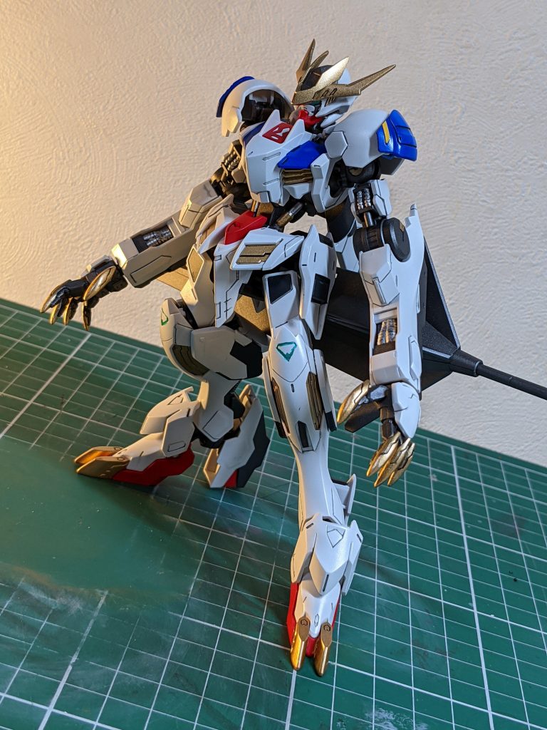 塗装後、部分塗装頑張りましたがめっちゃハミ出まくってます