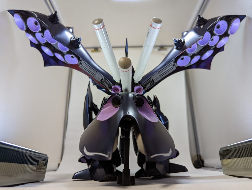 後ろからですブースターはmsパープルで塗装してます