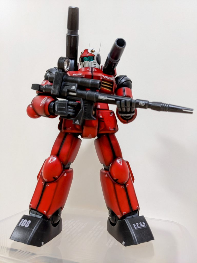 ブラックのフィルタリングが上手く聞いて、落ち着いた赤になりました。狙い通り！！