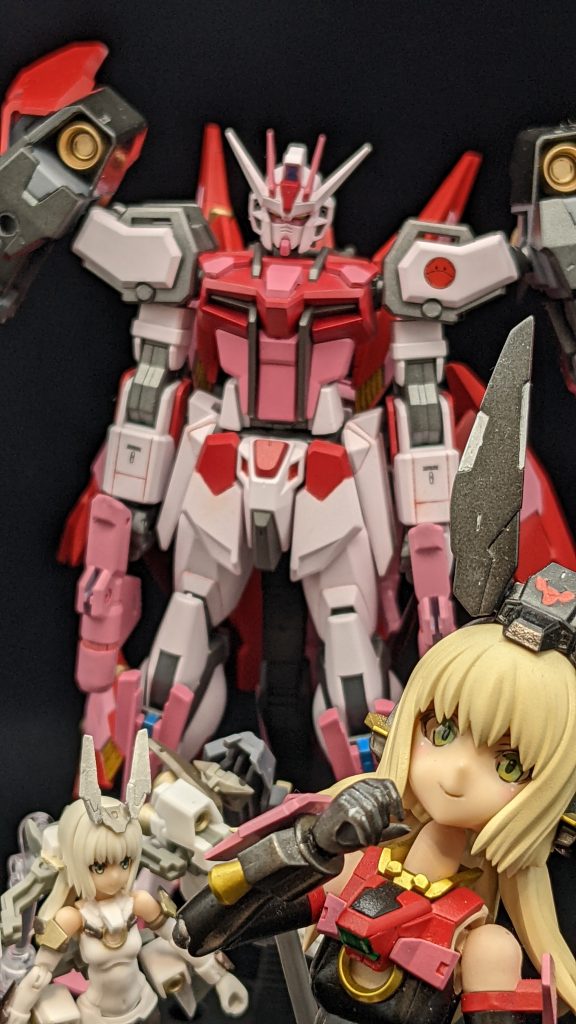 「わーい、バーゼのガンダムだ。飛んで戦えば、スサノヲも楽勝だよ。」