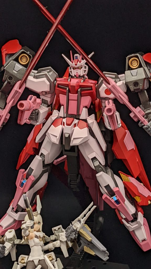 「バーゼラルドから、ゼルフィカールに換装してるから、 ブレードでも戦えるよ。」