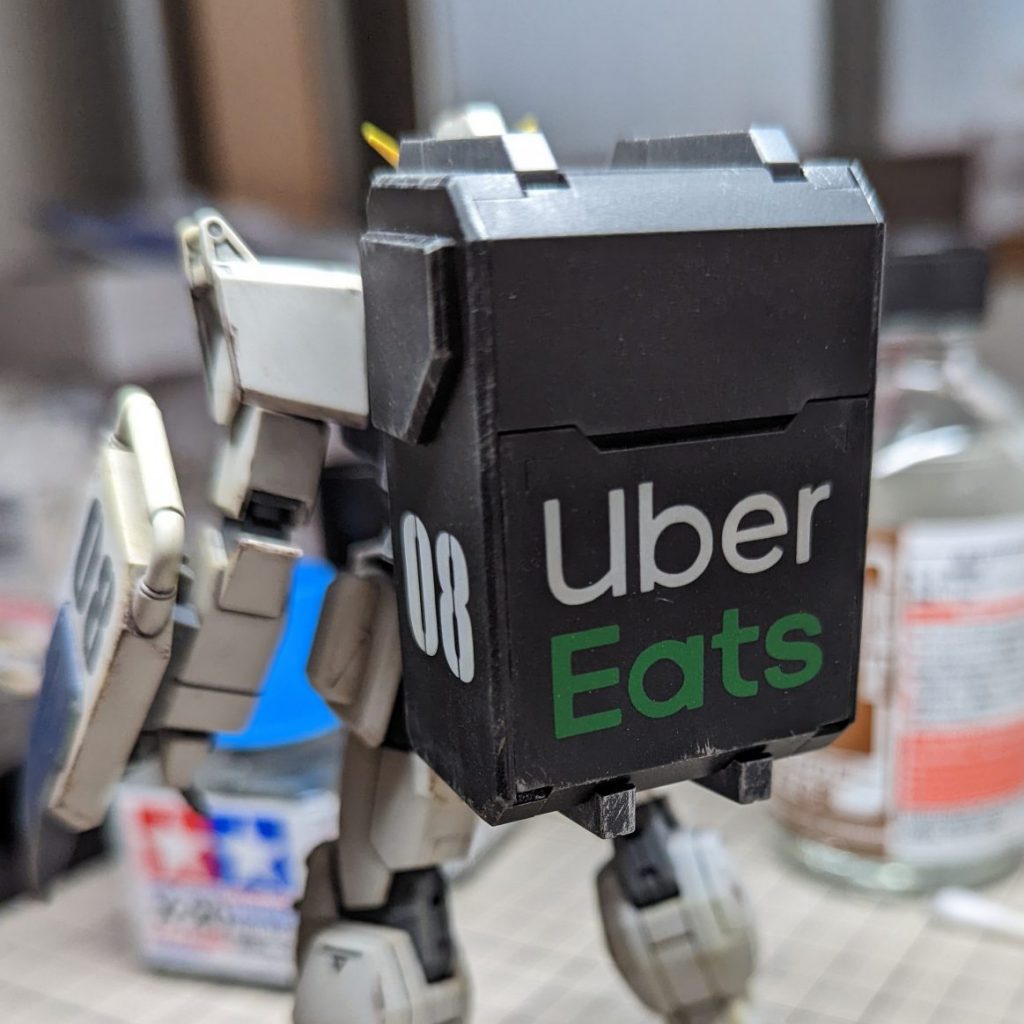 陸戦型ガンダム HG ウェザリングUberEats｜パインさんのガンプラ