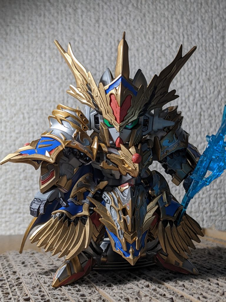 淡めの配色が好みですので、青い部分と赤い部分は薄めの色で塗装しました。試行錯誤しながら……とにかく楽しく作成出来ました！