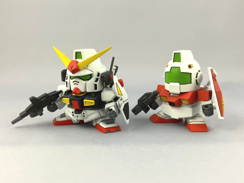 頭身はSDジムに合わせております。