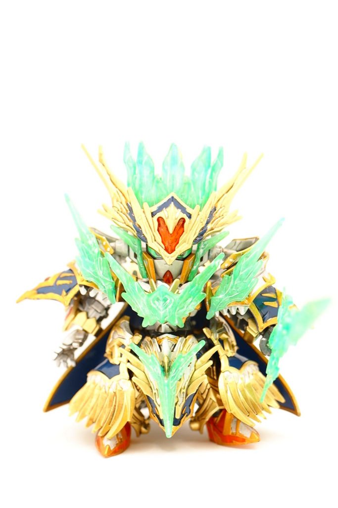 全部設定どおりに塗るのも何なので、エフェクトだけは蛍光グリーンで染めました。ナイトストライクも緑だしね。