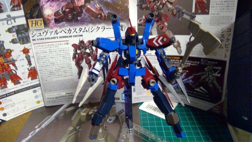 シュバルベグレイズのヒートアックスと二本のワイヤークロー