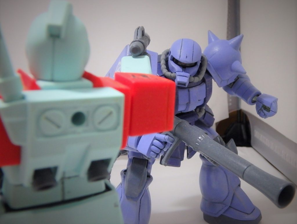 ビームスプレーガンをしゃがみ回避