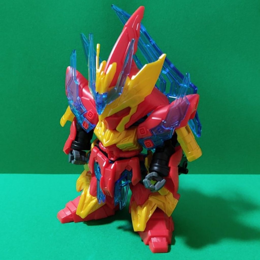 素組みの状態。