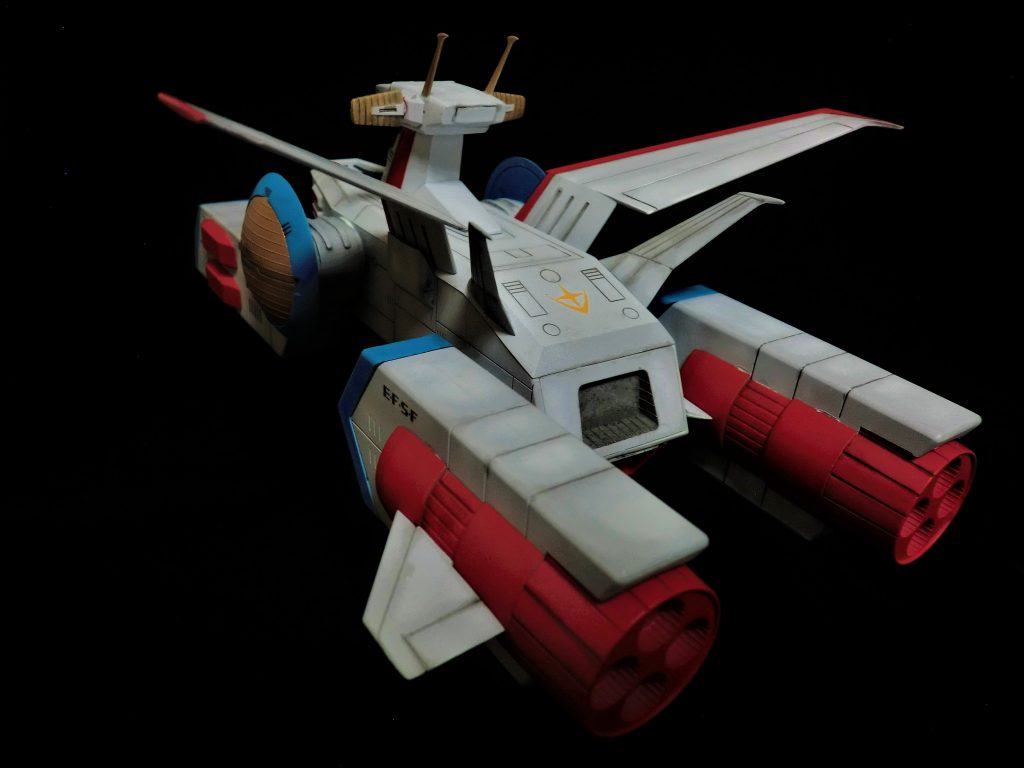 後ろ上部からの撮影