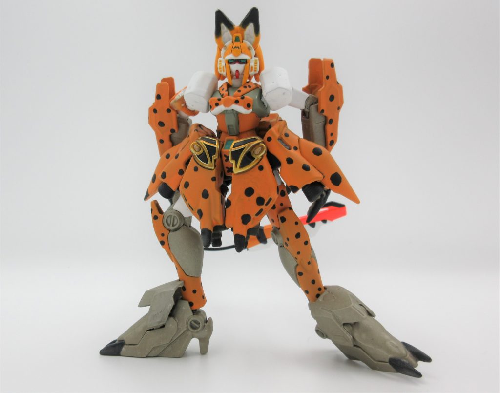 『ノーベル ガンダム』には「バーサーカーモード」が備わっておりますが、こちらは『けものフレンズ』っぽく「野生解放」モードが備わっている、、、といった脳内設定です。