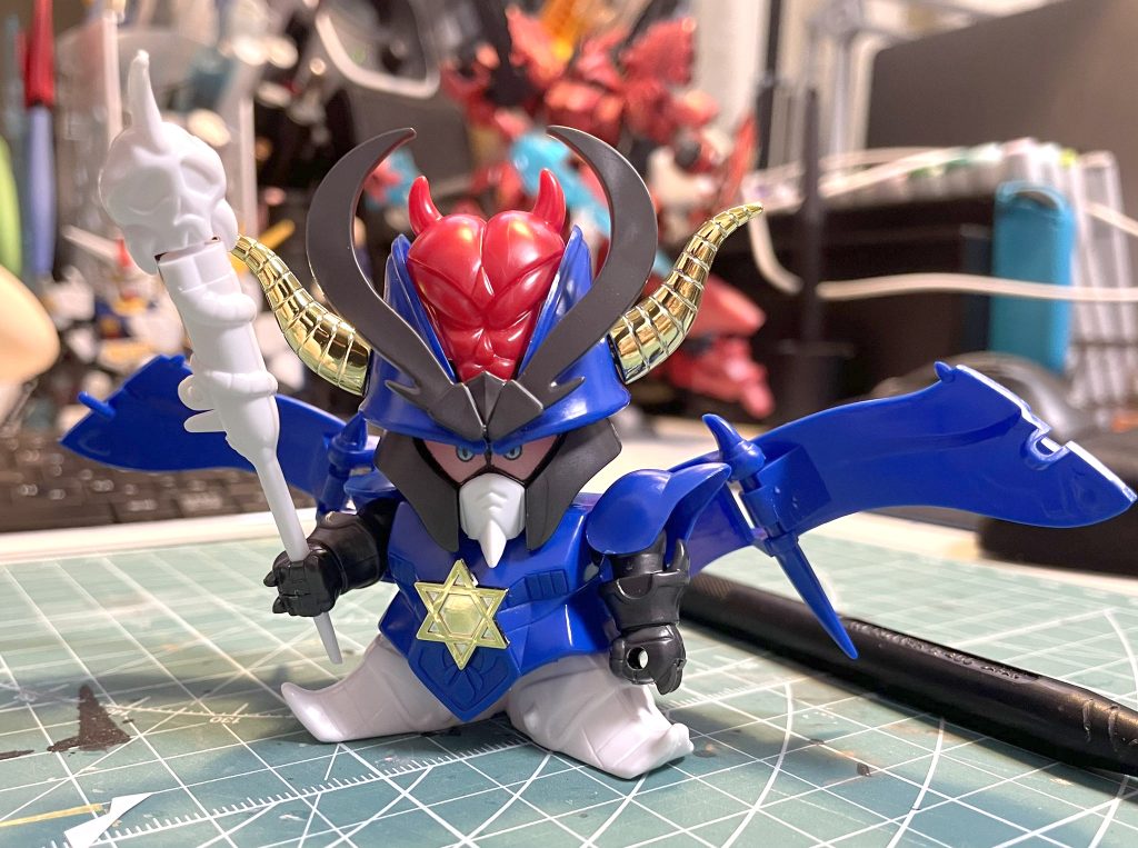 素組みの姿(目だけ自作のもの(試作)に変えてます)