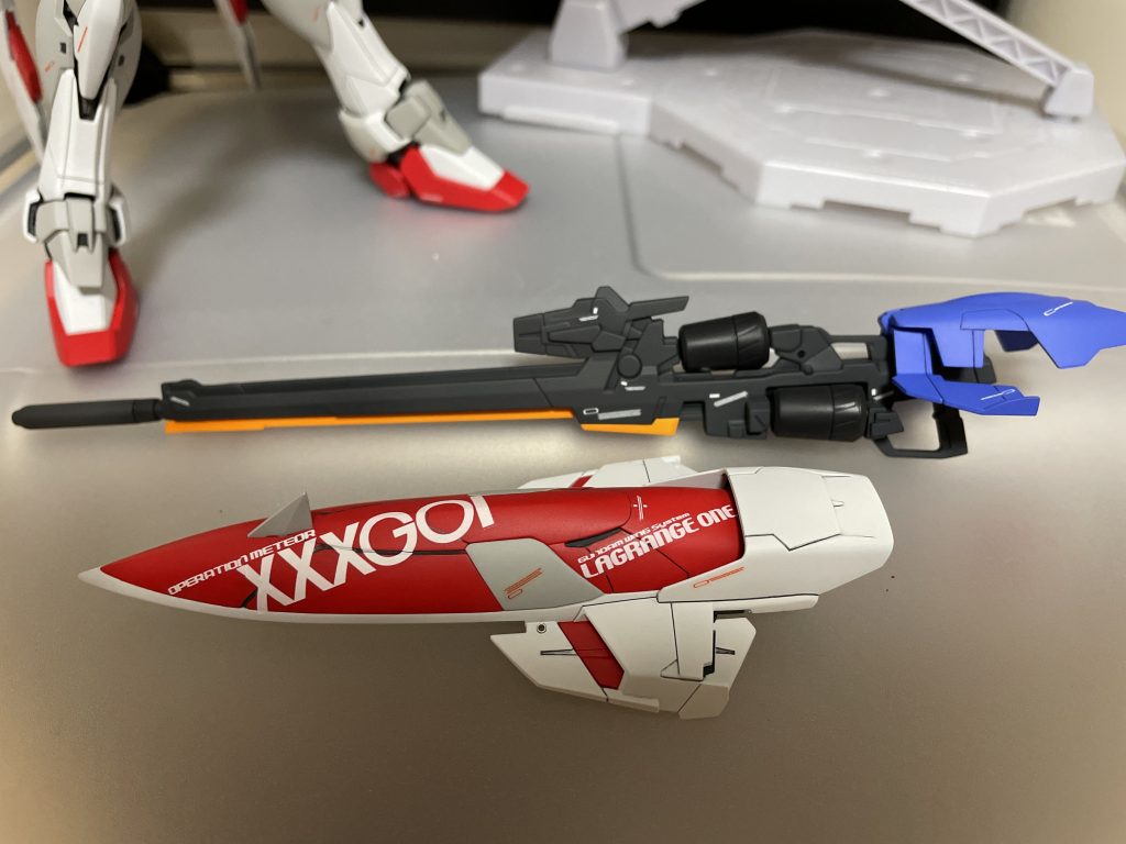 武器類。シールドの巨大デカール張りが鬼畜。