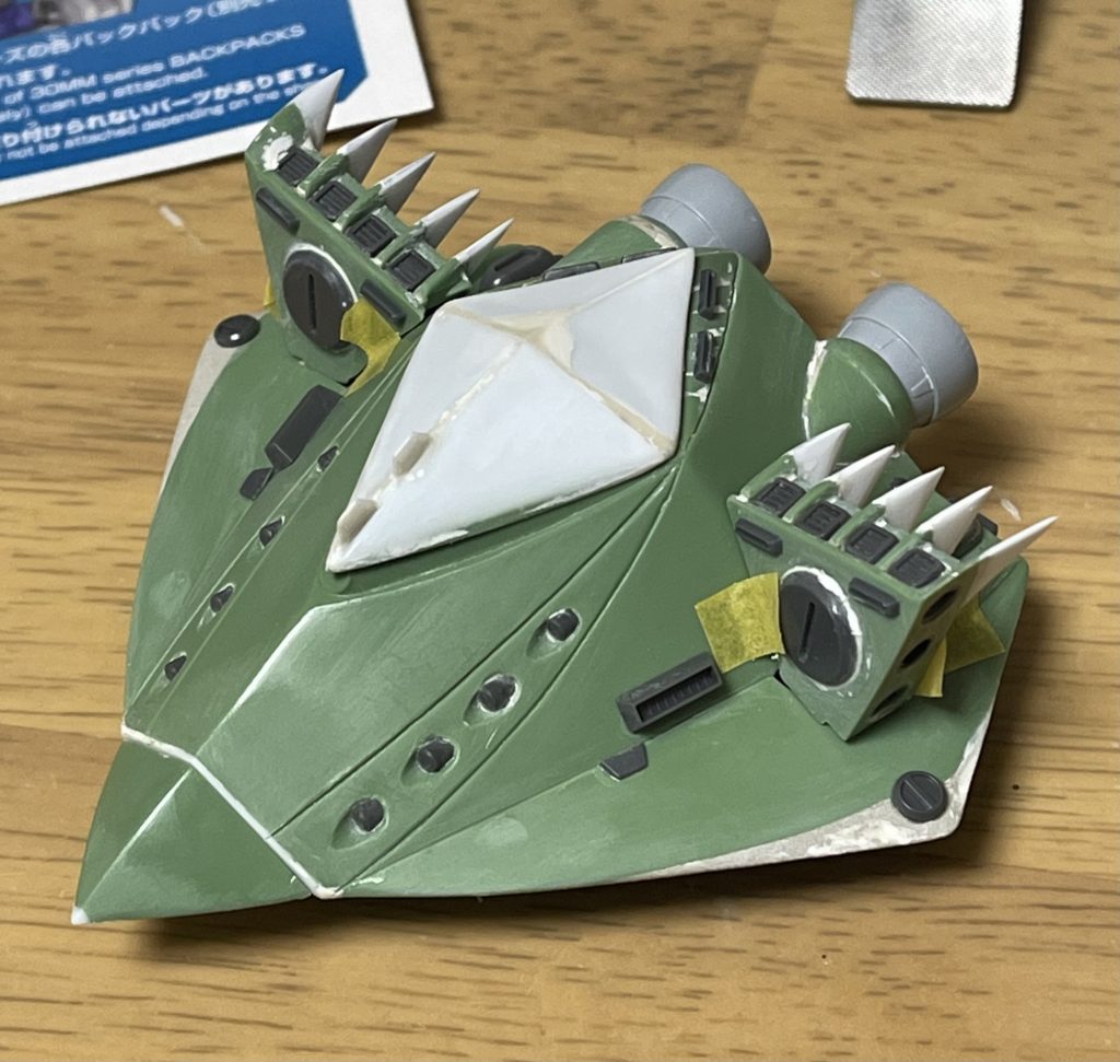 ここまで弄ってから塗装へ。