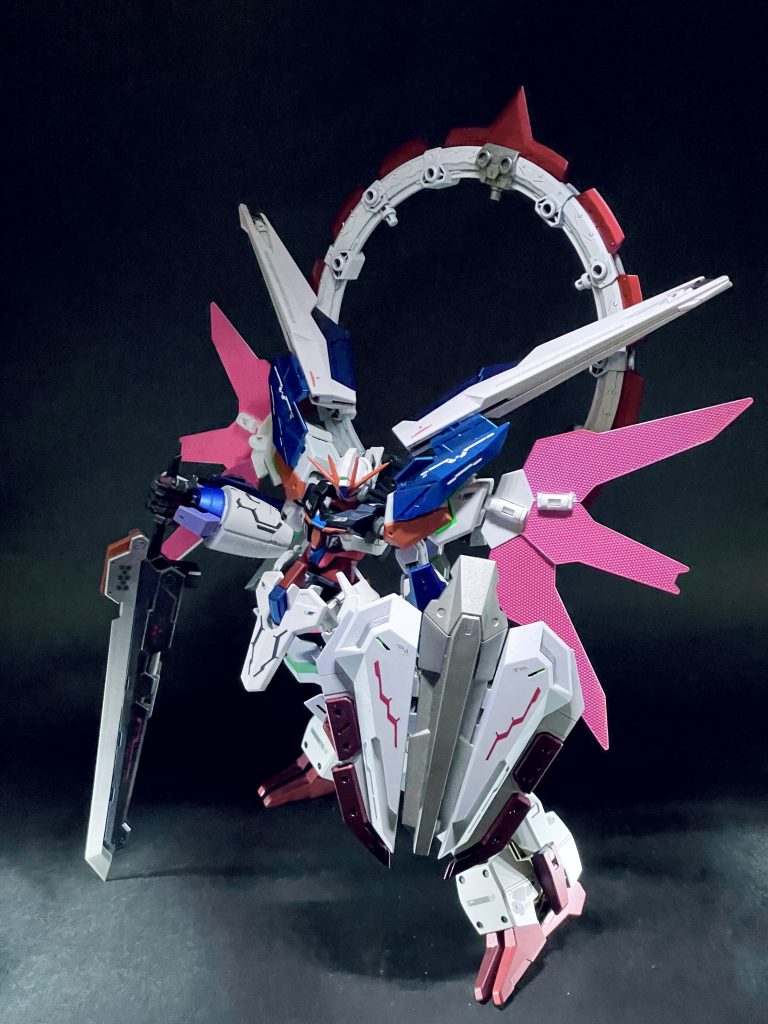 日輪とサテライトシステム展開状態。無駄なゴツさがお気に入りです♪ww