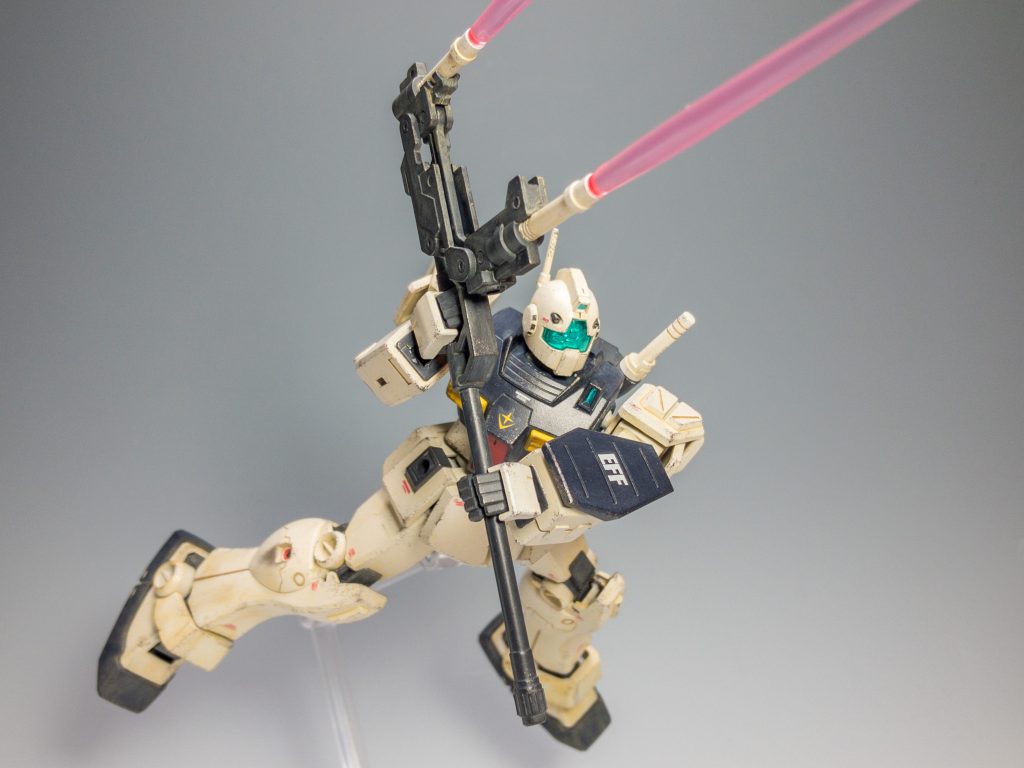 ツイン・ビーム・スピアはカッコいいんですが、取り回しが悪いですね。