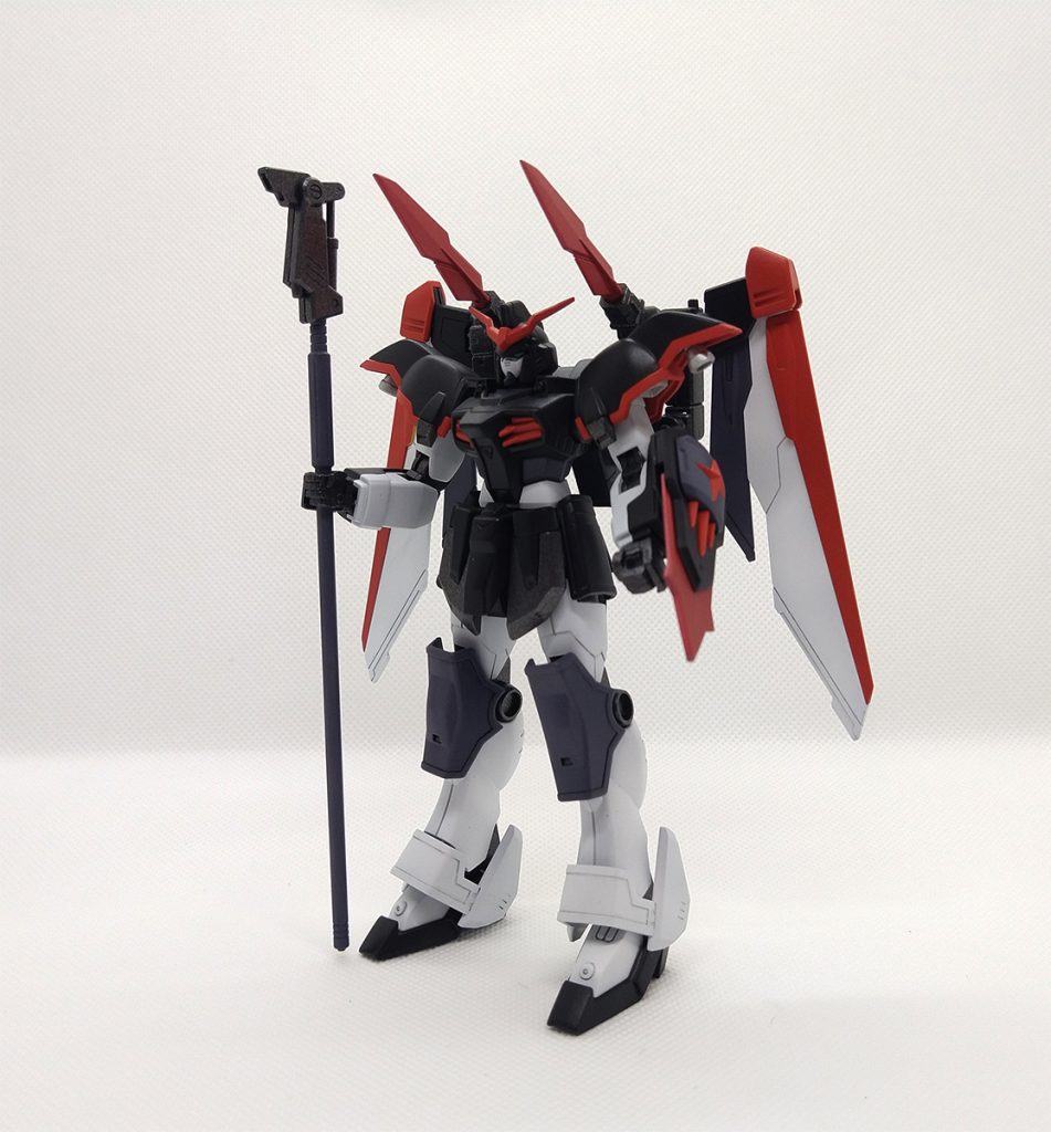 「敗者たちの栄光」に登場したルーセット装備を参考に、HGAC ウイングガンダムの翼などを取り付け。