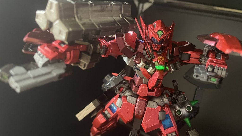 LEDユニットによる胸部発光状態