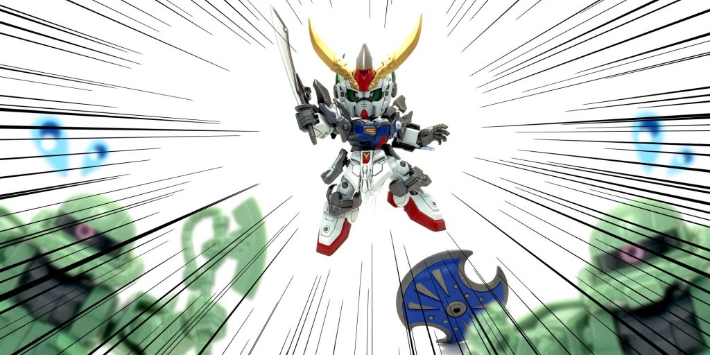 ●バトルアクション②『慌てるザク』フレームの汎用性！