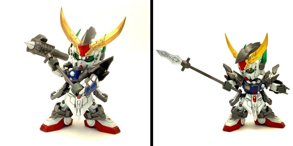 ●各ウェポン①・ウォーハンマー(左)・ショートスピアー(右)