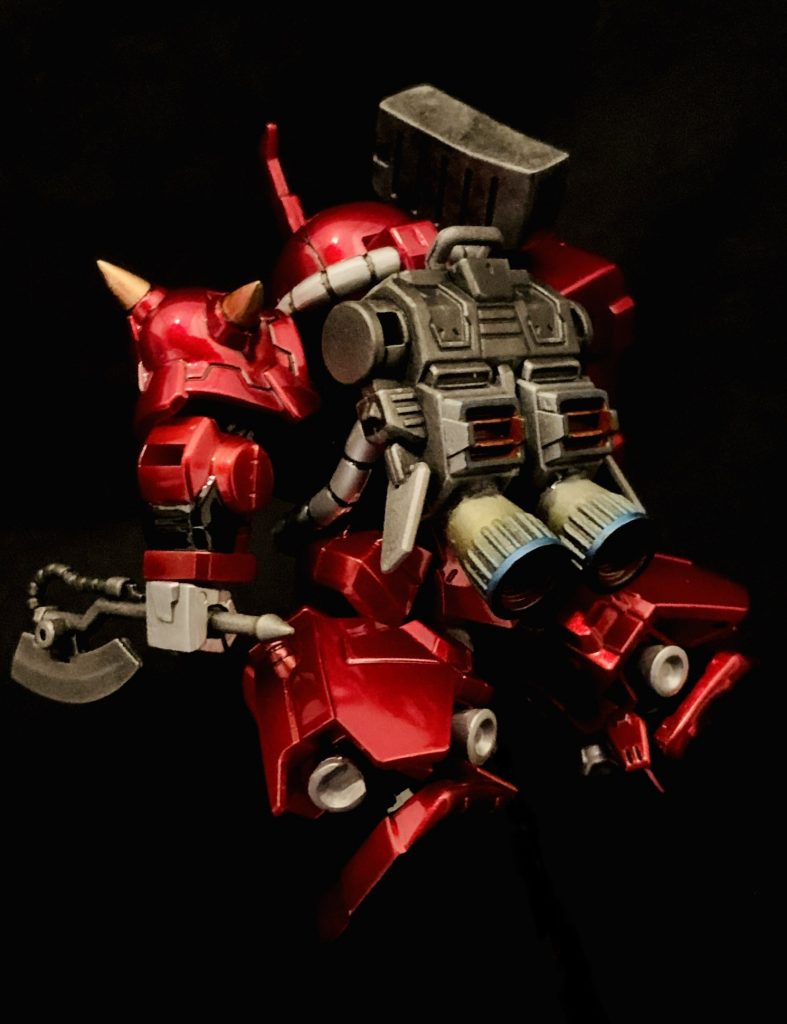 高機動に換装していたらバーニアが小さく感じたので、大型化することにしました。