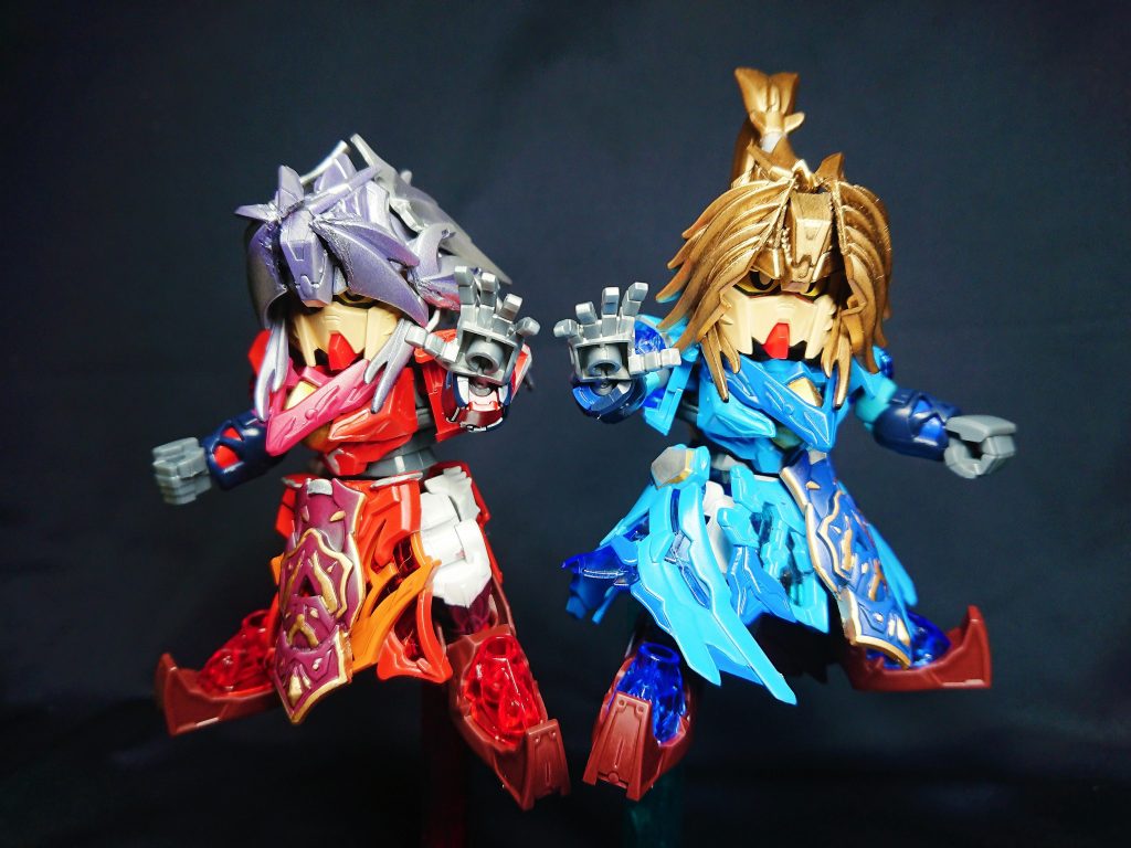 兄弟のルージュとはほぼカラバリというか、同パーツというか。対になるよう髪と腰以外は同じパーツを使用しています。