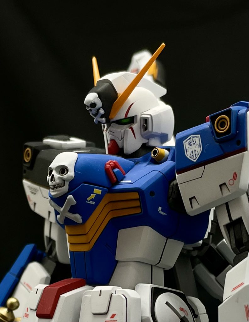 頭部及び胸部のバルカン、ガトリング銃口メタルパーツ追加