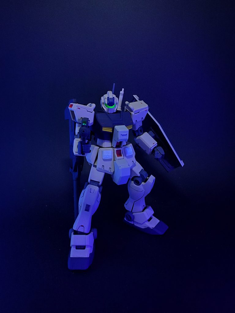 頭部・ライフルセンサーは蛍光塗料使用。