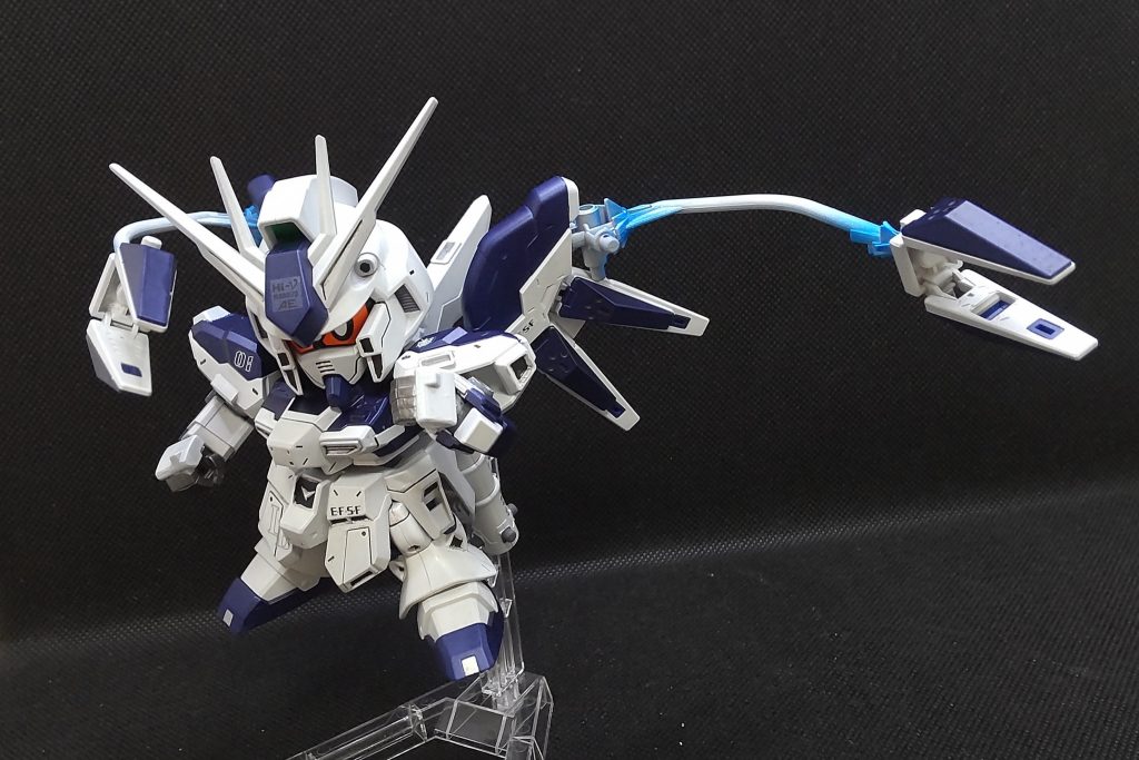 フィンファンネルがキットのままだと2つしか展開しないのは残念ですが、コスパも良い素晴らしいキットだったなと思います。