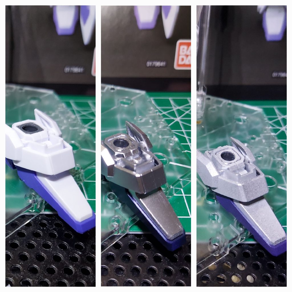 塗装前　塗装中　塗装完了