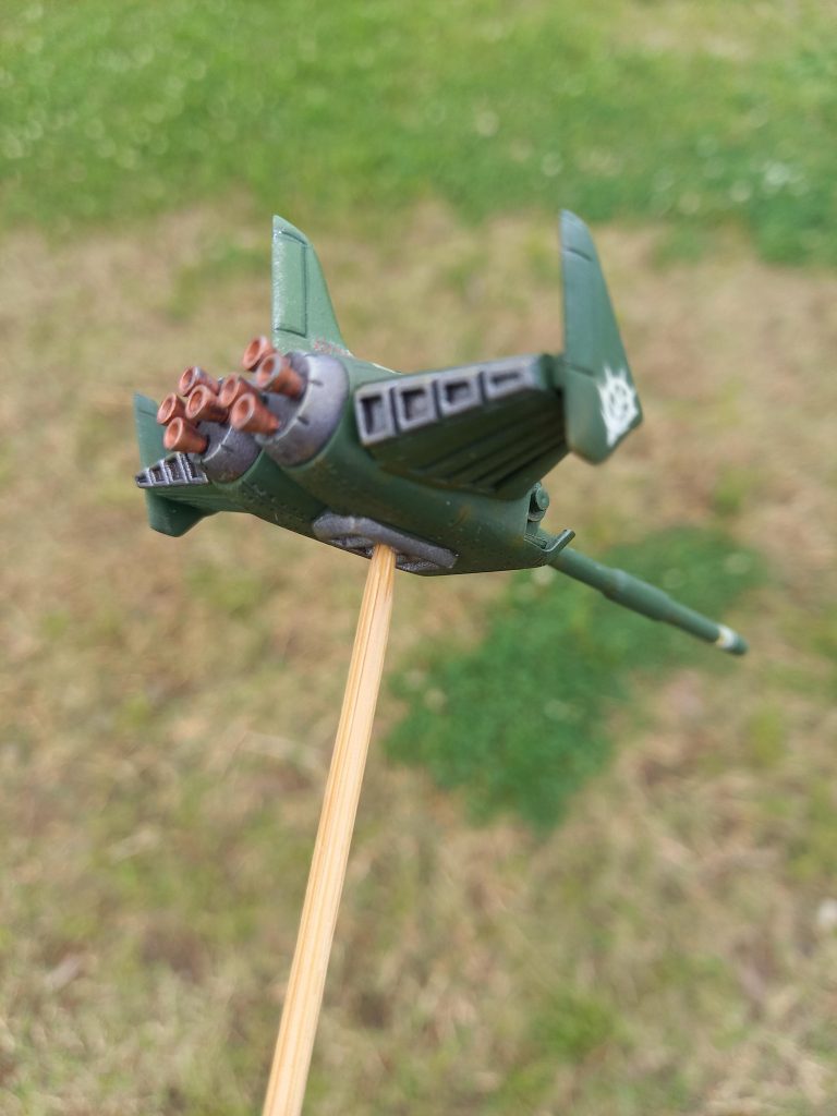 フライト。スタンドがないので竹串(笑)。