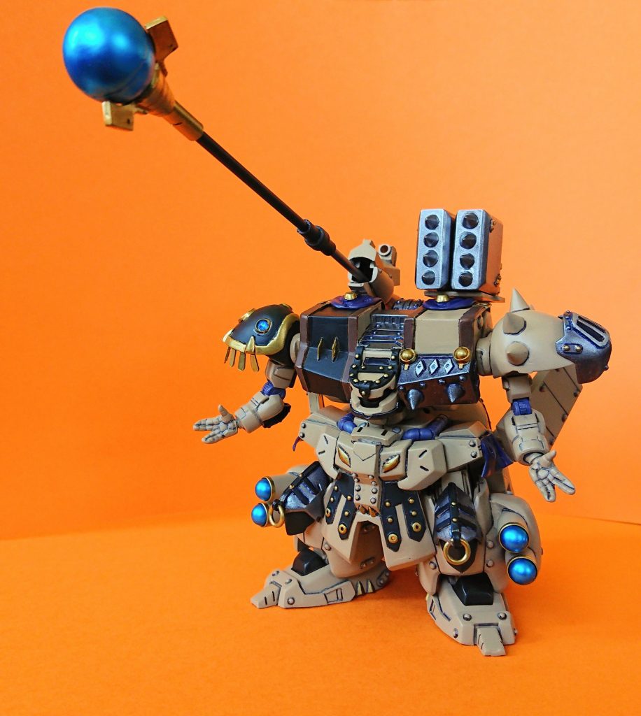 収束魔導砲撃メルザウンカノーネ。錫杖のオーブと、全身のアミュレットで収束・増幅させた魔力を放つ、切り札的な広範囲攻撃魔法。呪文詠唱とチャージ時間が必要とされるが、その一撃は砦をも粉砕すると言う。威力はドラグス◯イブ級。w