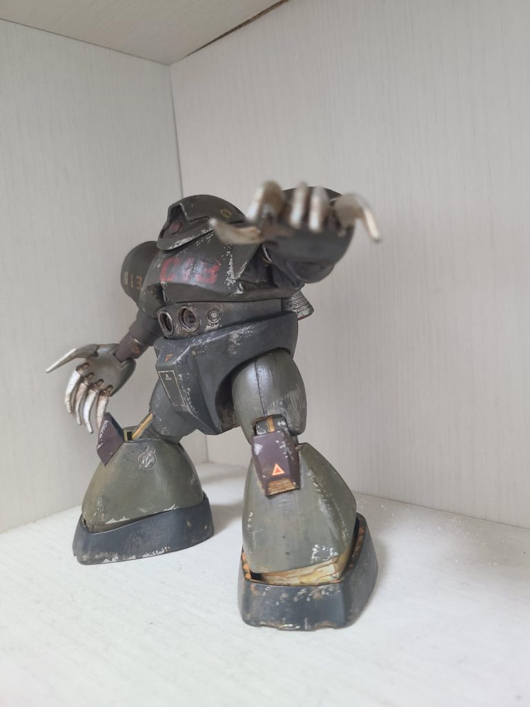 ウェザリングもしたんですがやりすぎですかね。