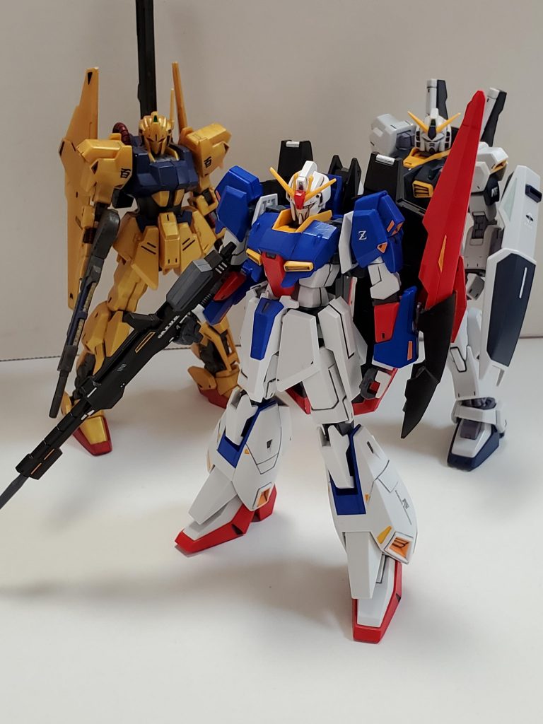 前回投稿したMKⅡ(アムロ専用)百式(クワトロ)そしてZガンダム(カミーユ)でエゥーゴ３強の揃い踏み🥺✨
