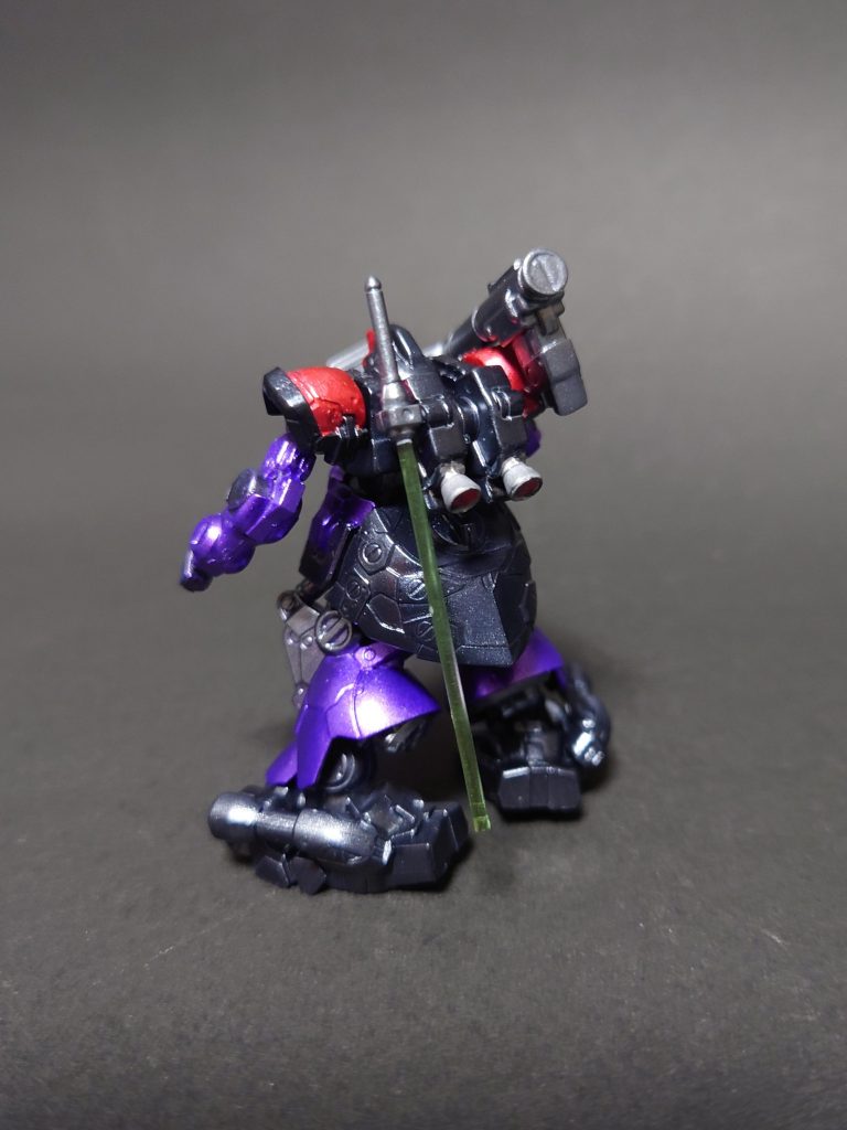 後ろから✨元々クリアグリーンだったのでヒートサーベルのみクリアカラーを残してみました🤟