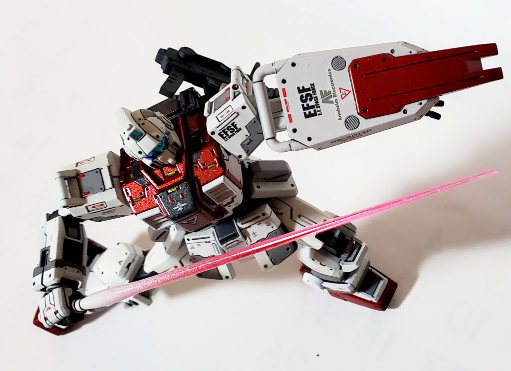 キットが優秀過ぎてポージングが自由自在です。スタンドも買いたくなりますね