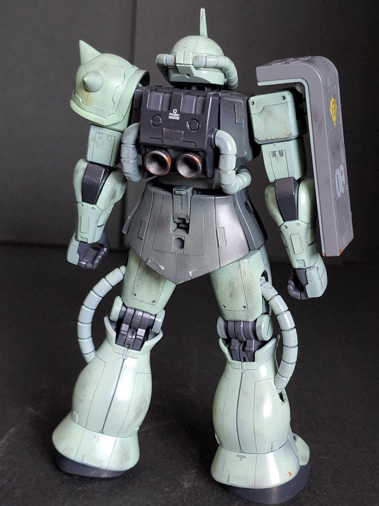 バックショットもう少し汚してもよかったかも?