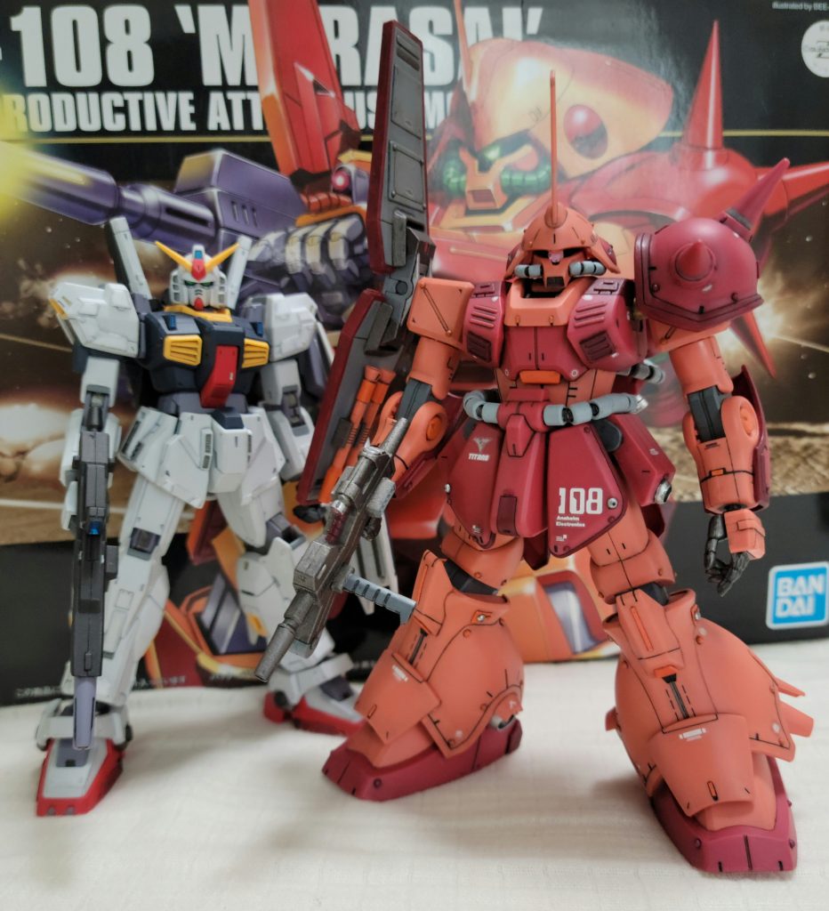 過去作リバイブマークIIと並べました。マークII細っ。スタイリッシュですけどね。過去作見てると、なんか…なんか手直ししたくなってきた。