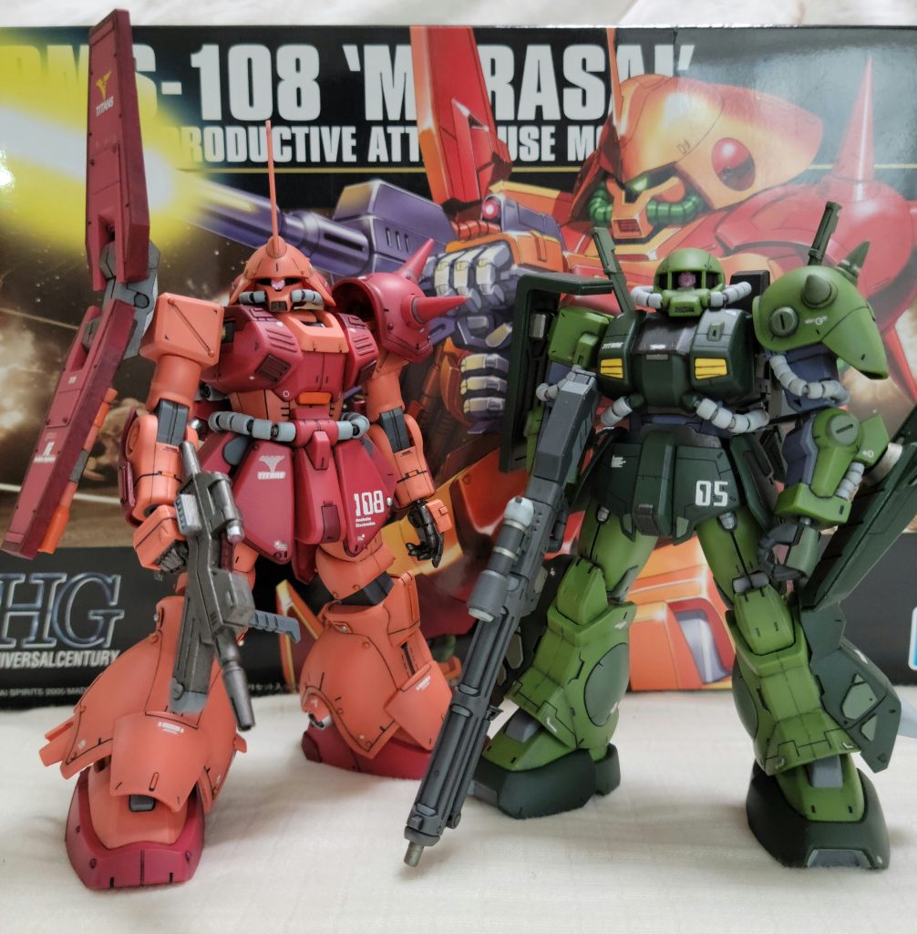 ハイザックと並べると、劇中の雰囲気出てきてしっくりきます。