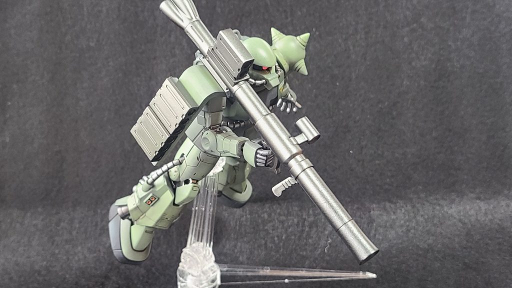 対艦攻撃のスペシャリスト!ジ・オリジンシリーズのやたら大きいバズーカも、いざ持たせてみたら意外と違和感無し。