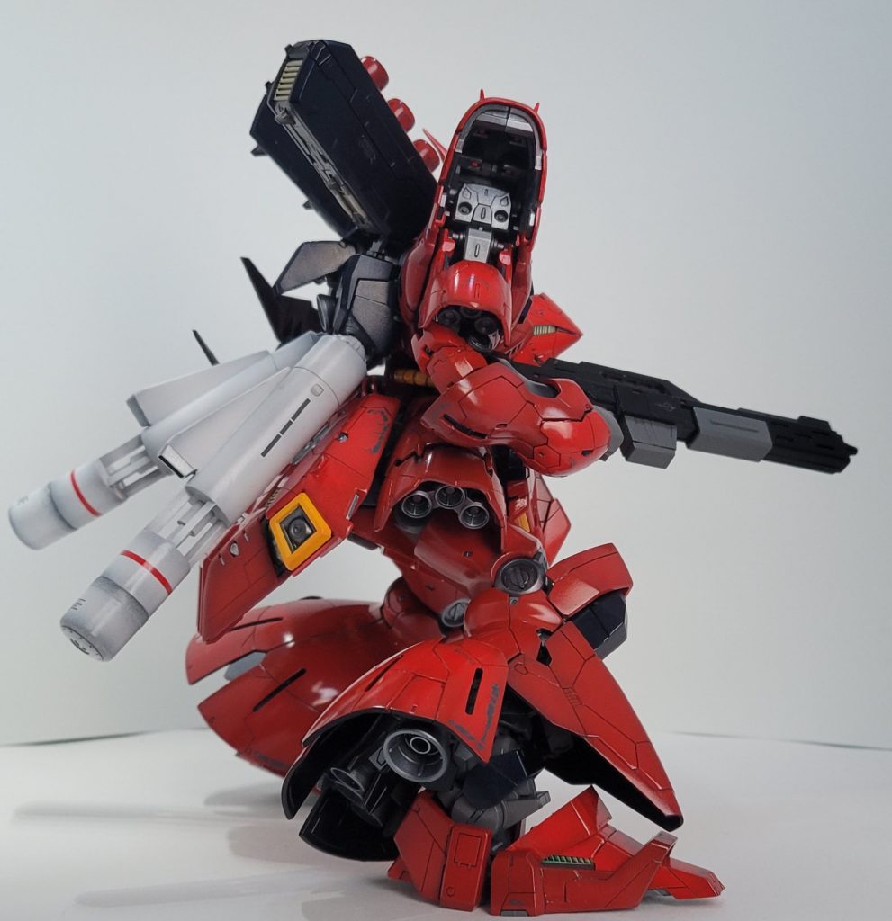 ポージング1フレーム内側を黒色塗装をしました。