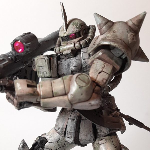 RG　ザクⅡ（ウェザリング塗装）