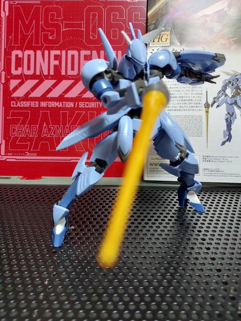 スミイレとかもなにもしておらず先ほどできたてほやほやです。グリムゲルデのを使っているみたいなのでとてもかっこよく可動域もよく動きます✨