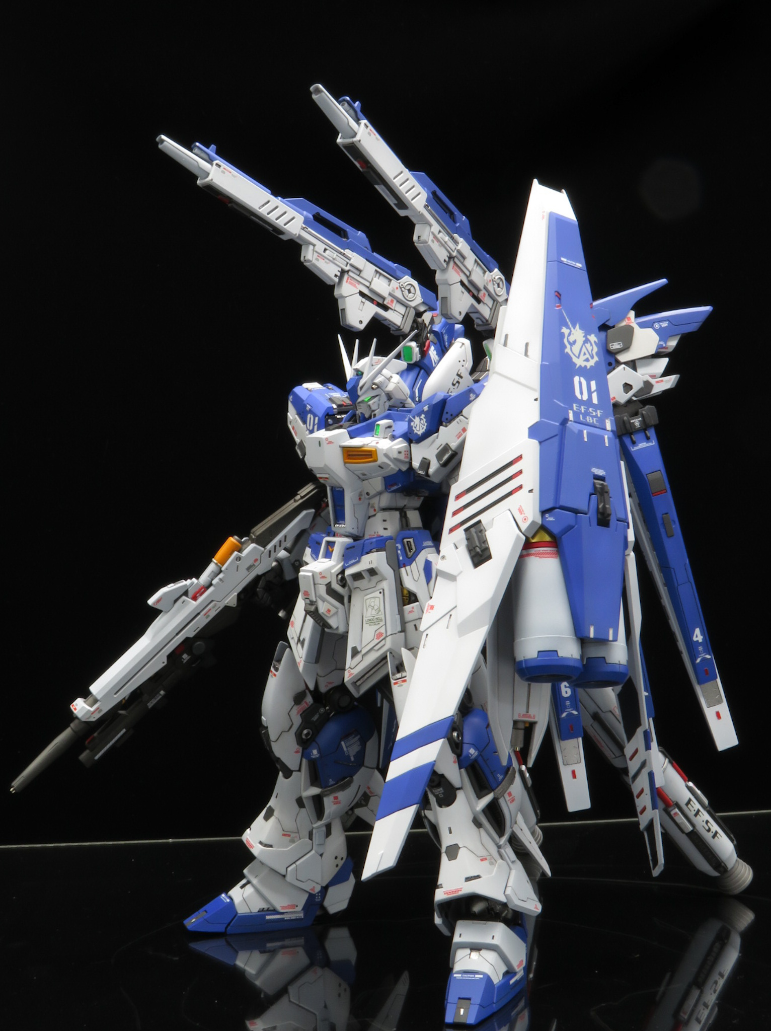 RG Hi-νガンダム ハイニュー ガンダム、フルアーマーユニコーン 