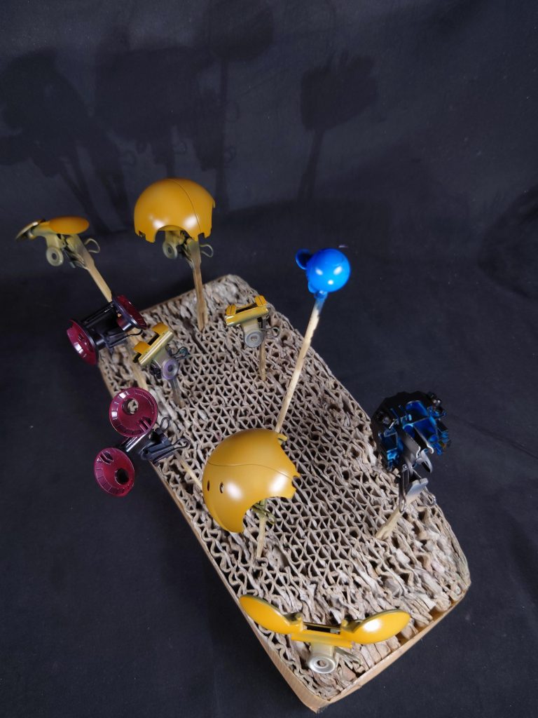 ハロを製作中。