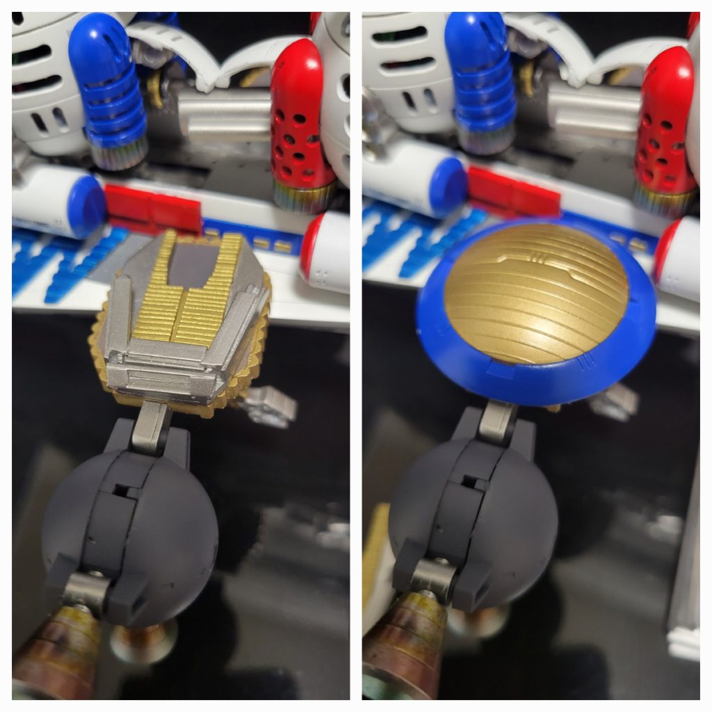 モビルスーツ用の足場に交換できます。