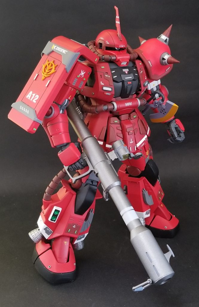 中華のおせち贈り物 MG 1/100 高機動型ザク （シャア専用仕様） 塗装 