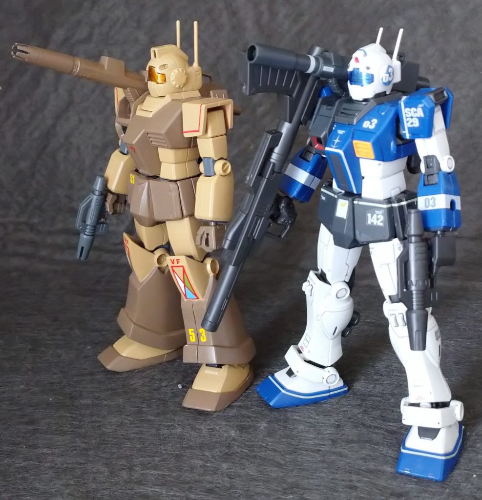 ジム•キャノン アフリカ戦線仕様(投稿済)と比較