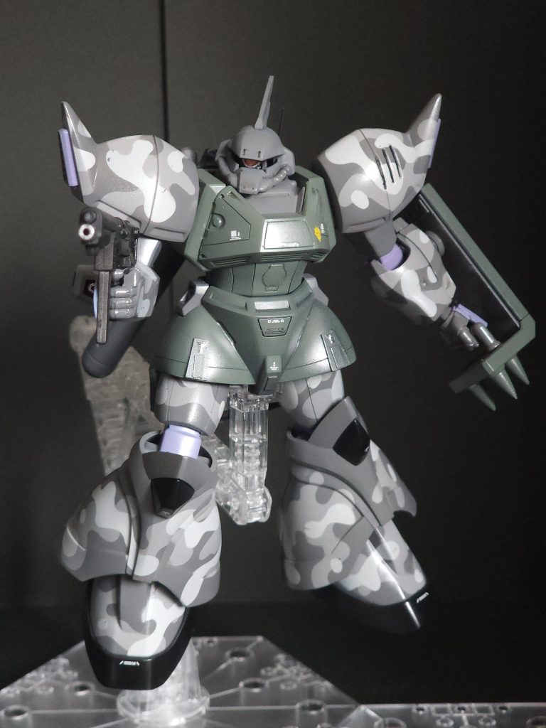 可動が…関節加工まではしなかったので動きません💦