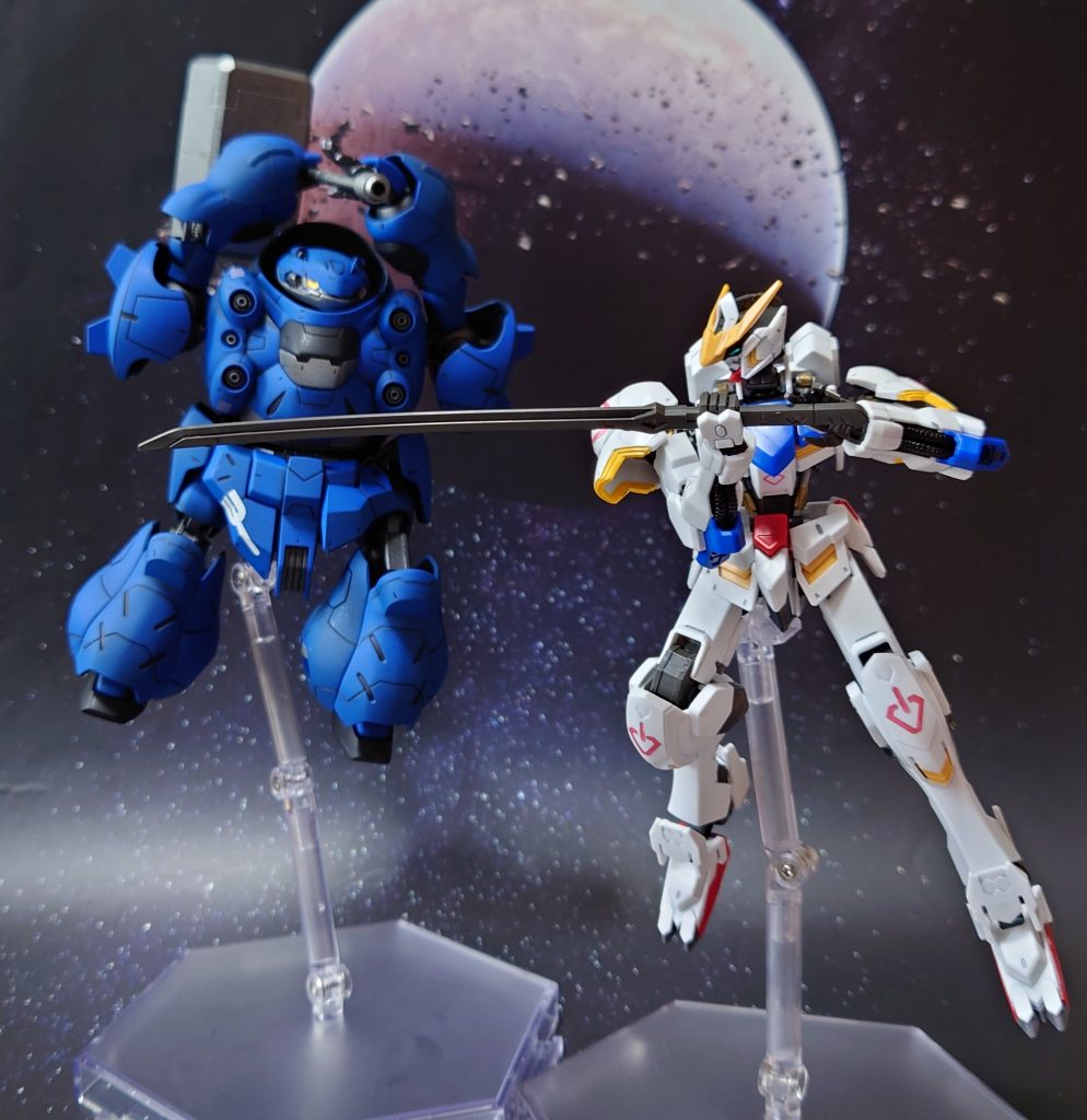 グシオンのパワーを活かす、質量兵器!